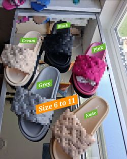 Women Pool slides Sandals➡️ swipe see photos