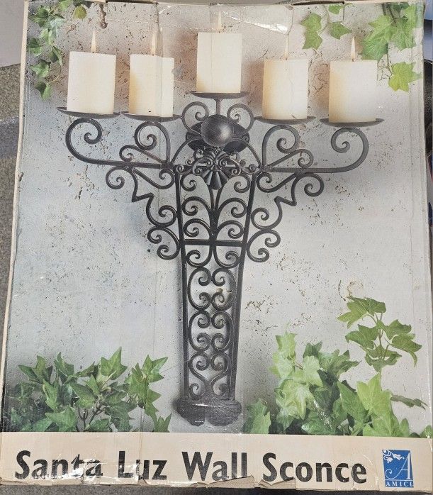 BRAND NEW - Santa Luz Wall Since (Candle Holder)