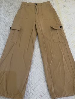NEW Women’s High Waisted Cargo Pants Wide Leg Casual Pants 