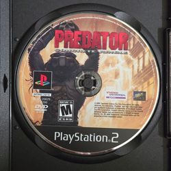 PS2 Predator Concrete Jungle