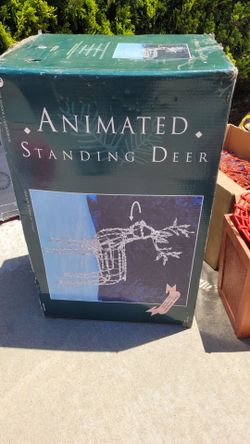 Animated standing deer