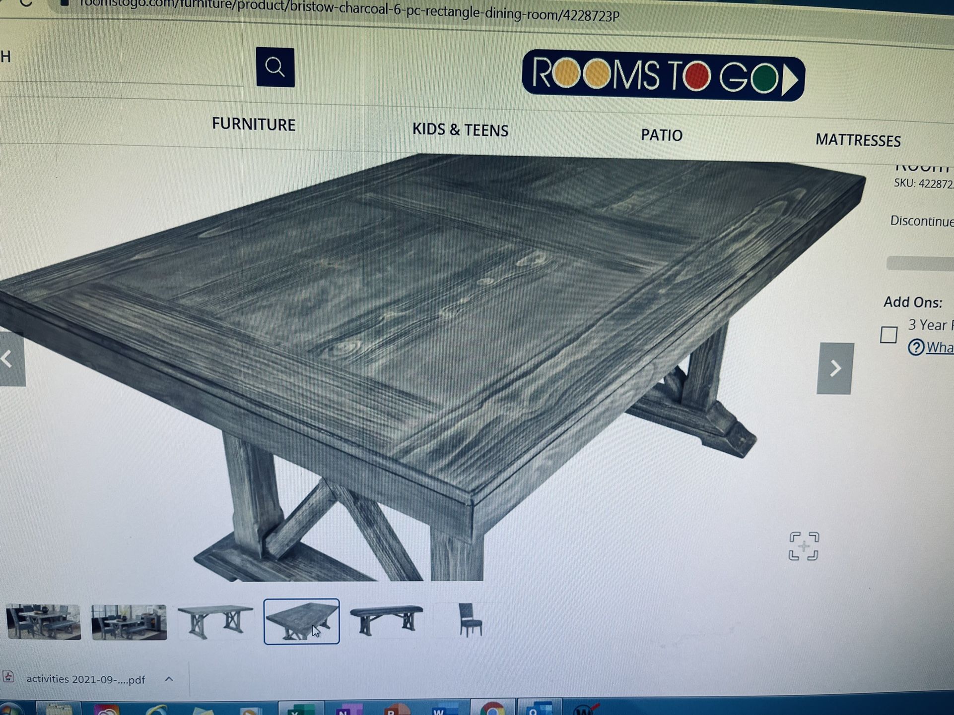 Farmhouse Dining Set - Must Go ASAP
