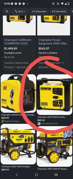 Champion generator