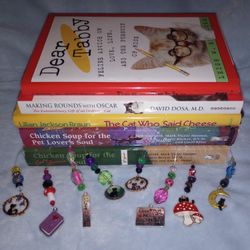 5 Cat Books Chicken Soup For The Cat Lovers Soul Cat Beaded Bookmarker 