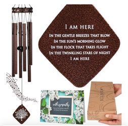 Memorial Wind Chimes I Tree of Life Wind Chime I Windchimes in Memory of a Loved One I Bereavement Gift for Loss of Father, Mother, Wife, Husband I Co