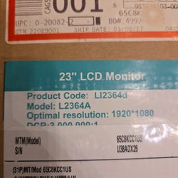 23 Inches LCD Monitor- LENOVO 