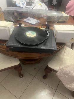 Record player and speakers
