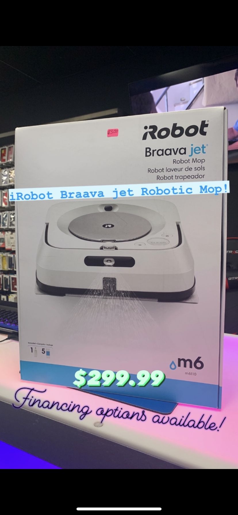 iRobot Braava Jet M6 Robot Mop - **BRAND NEW**