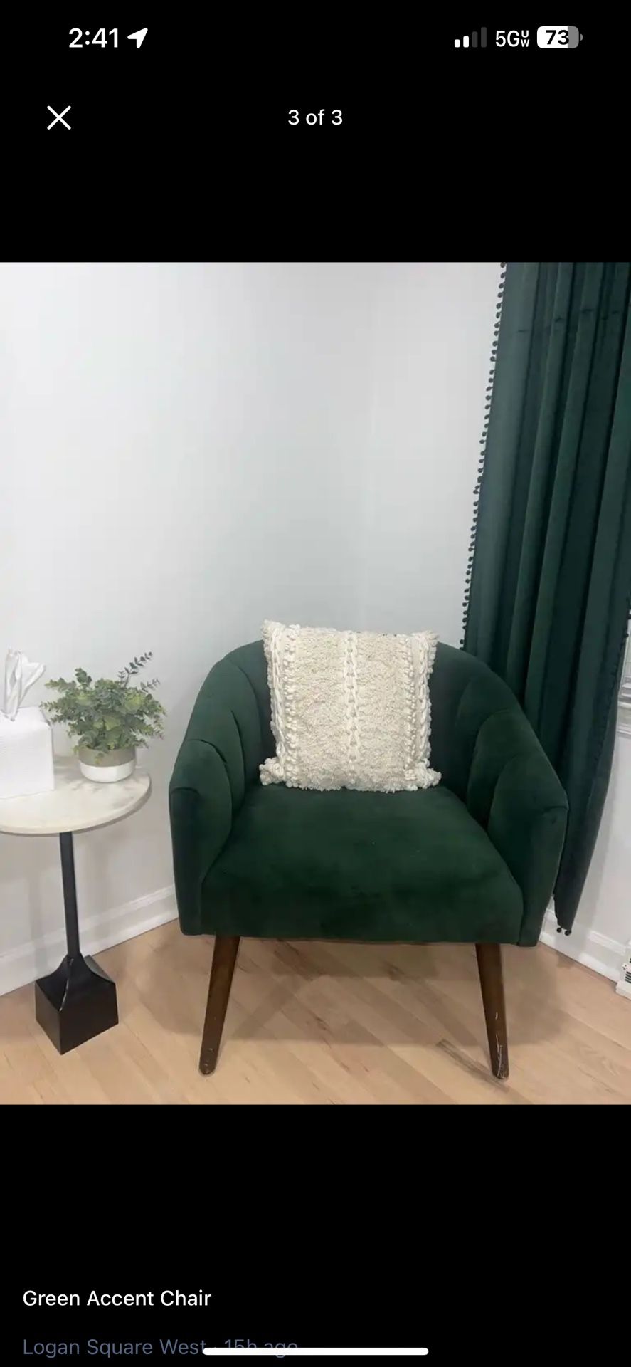 Accent Chair - Green