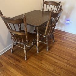 Breakfast Table And 3 Chairs