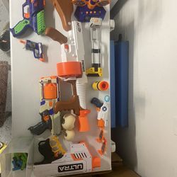 Nerf Gun And X-shot Guns Bundle
