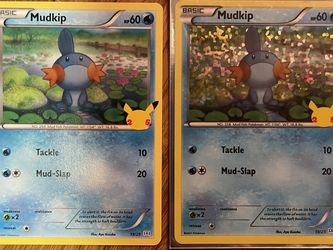 Mudkip McDonald's Pokemon Card Set