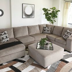 🚚Ask 👉Sectional, Sofa, Couch, Loveseat, Living Room Set, Ottoman, Recliner, Chair, Sleeper. 

✔️In Stock 👉Ballinasloe Platinum LAF Sectional