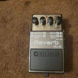 BOSS RV-6 Reverb Pedal