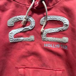 Hollister hoodie red/pink Medium