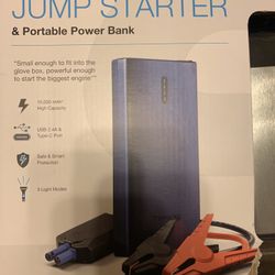 JUMP START & PORTABLE POWER BANK