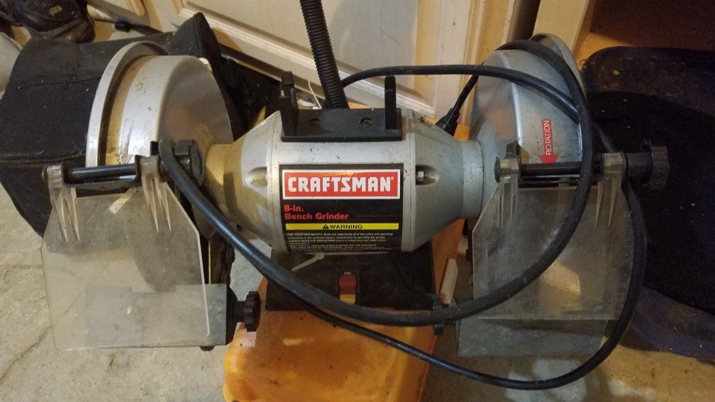 Craftsman 8 Inch Bench Grinder for Sale in Swedesboro, NJ OfferUp