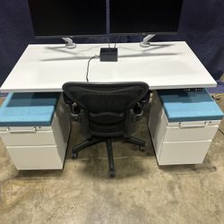 Herman Miller 60x30 JRB Studio Standing Desk! We Also Have Chairs, Monitors, Monitor Arms, And More!
