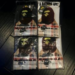 Bape Burberry shirts ( TAKE ALL 4 FOR 140$