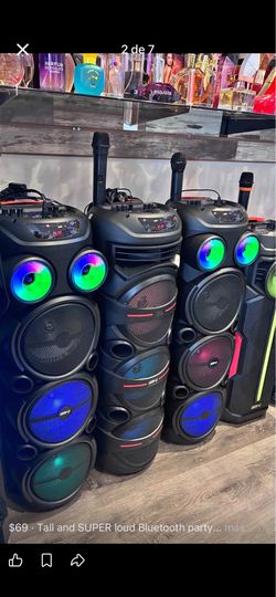 🥰 bocinas triple😀 Bluetooth🤠 con micrófono, sonido fuerte, nuevas recargables🥰