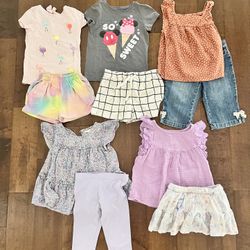 Super Cute Girls Outfit Lot Bundle Set Size 4T Gymboree Carter’s Disney Princess 