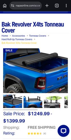 REALTRUCK BAK REVOLVER X4S HARD ROLL-UP TONNEAU COVER