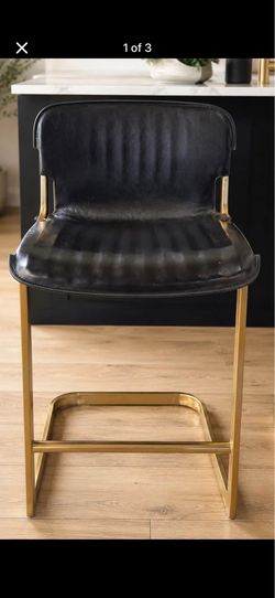 Pair (2) Cb2 counter stools