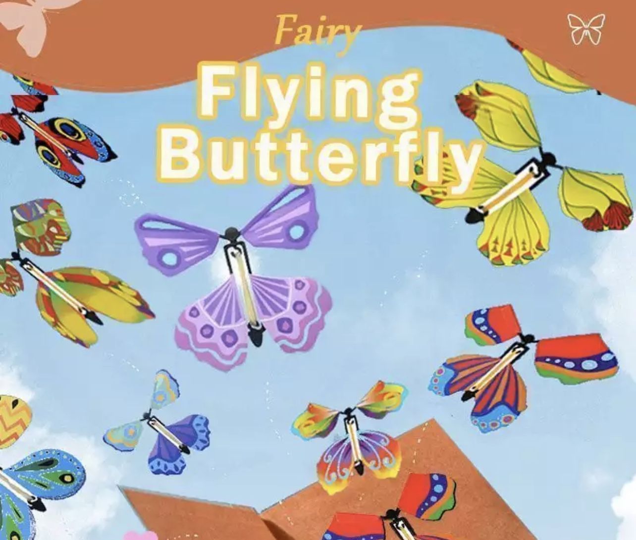 6 Flying Surprise Butterflys