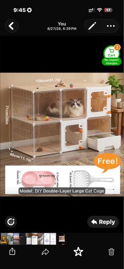 Large Cat Cage