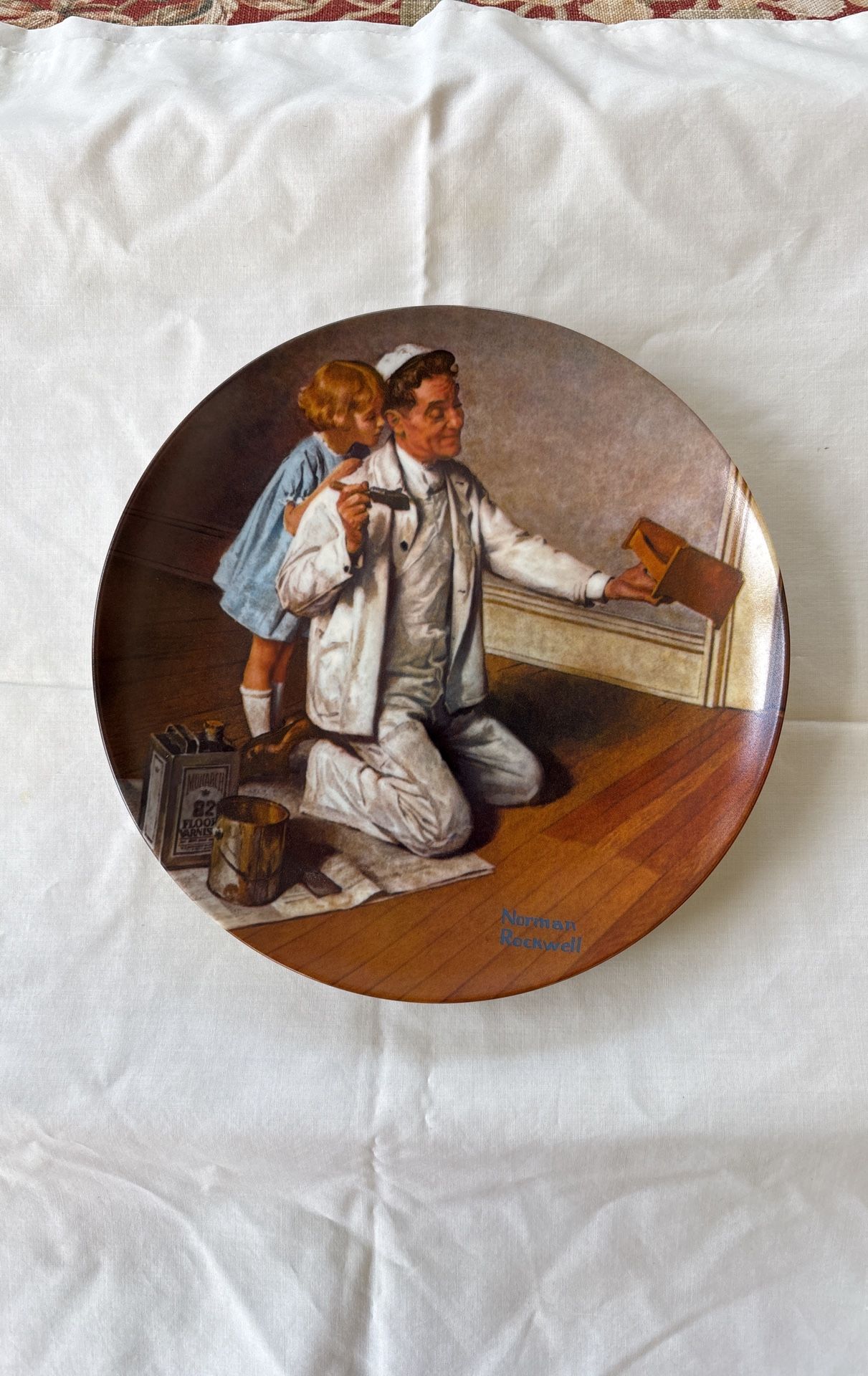 Norman Rockwell The Painter Knowles Original