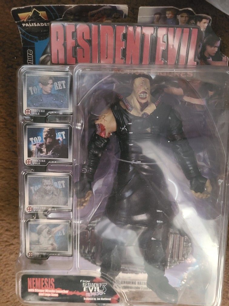 Resident Evil 3 - Nemesis Boxed Action Figure Palisades Toy Very Rare