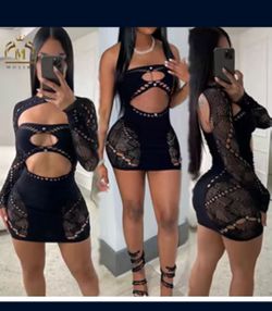 Mini Dress for Women Sexy Long Sleeve Bodycon Dresses Party Club Night