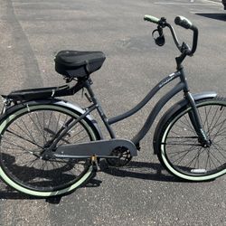 Black Beach Cruiser Bike