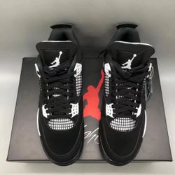 Air Jordan 4 Retro "White Thunder" Mid Top Men's