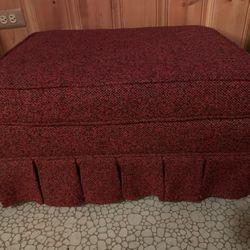 Red Ottoman