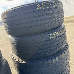 245/50/20 Used Set 