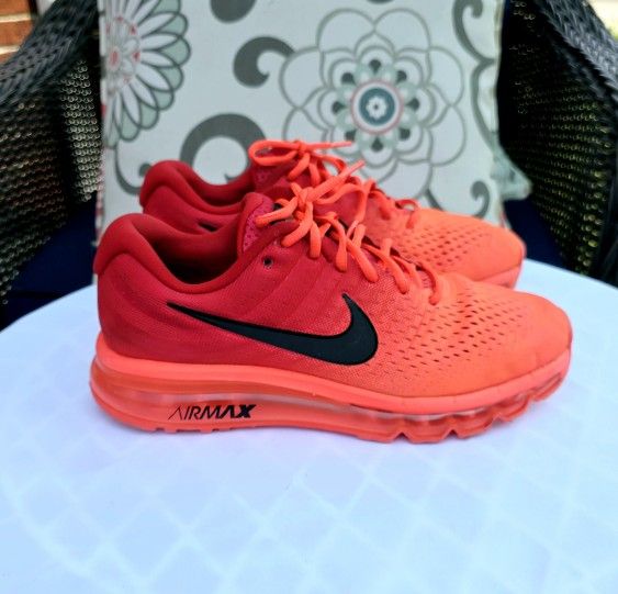 NIKE AIR MAX 2017 'Bright Crimson' Size 7.5 Men's