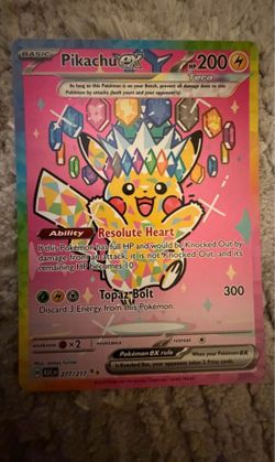 Pikachu EX 277 Ascended Heroes