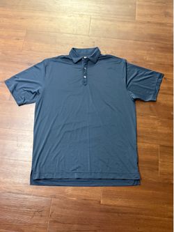 FootJoy Navy Stripe Golf Polo Quiet Luxury Athleisure Performance