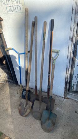 Lot of 6 Used Shovels
