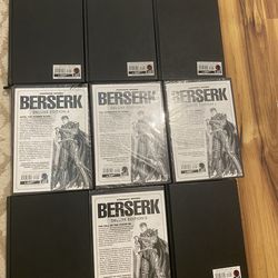 Berserk Deluxe edition volume 1-9 Hardcover set