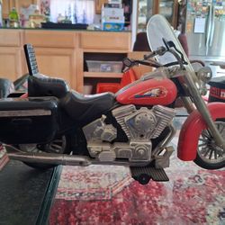Buddy L Harley-Davidson Softail motorcycle toy. 