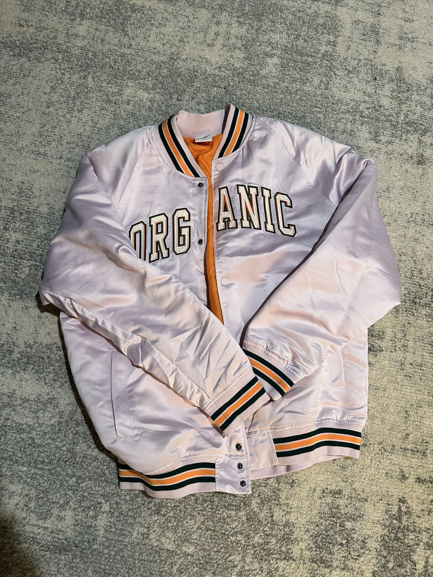 Larry June Midnight Organic Varsity Jacket 2XL