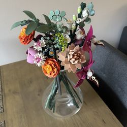 LEGO Flowers with Vase