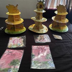 Winnie the Pooh first birthday bundle