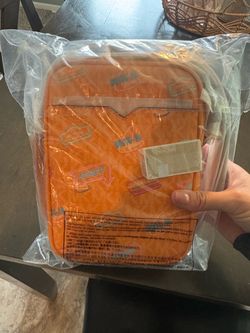 NWT Michael Kors Jet Set Travel Medium North South Chain Crossbody - Pop Orange Diner Print - 35T5GTVC2L - New in Bag