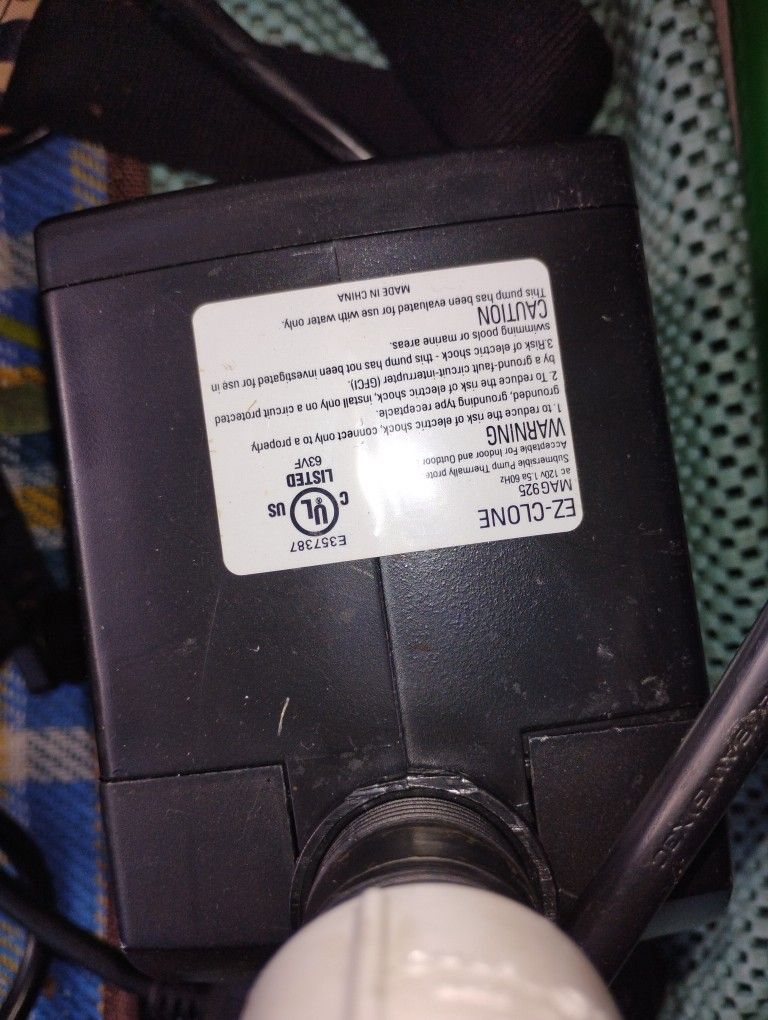 Ez Clone 925 Water Pump