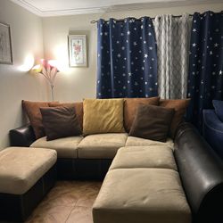 Leather Sectional 
