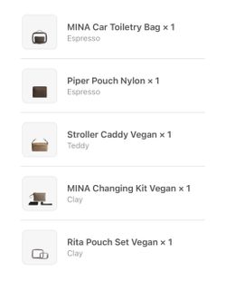 MINA BAIE ITEMS