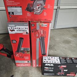 Blowers , Saw , Impact Gun